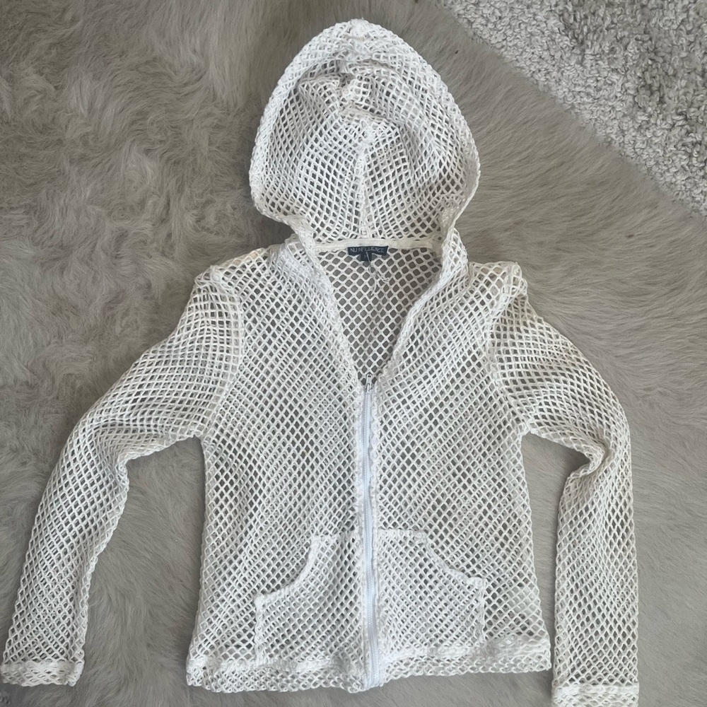 80s 90s Mesh Hooded Jacket